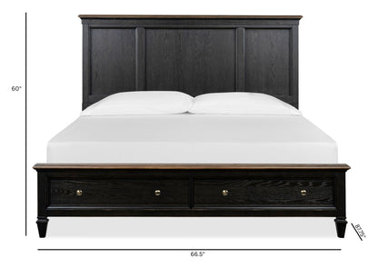Surrey - Panel Storage Bed