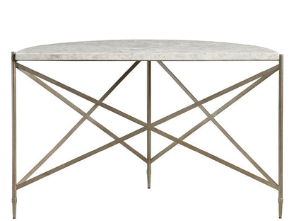 Avaline - Spier Console Table - Bronze / Gray
