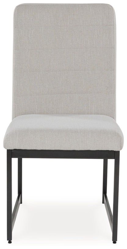 Tomtyn - Dining Upholstered Side Chair (Set of 2) - Light Brown