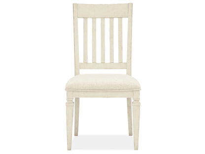 Newport - Dining Side Chair With Upholstered Seat (Set of 2) - Alabaster
