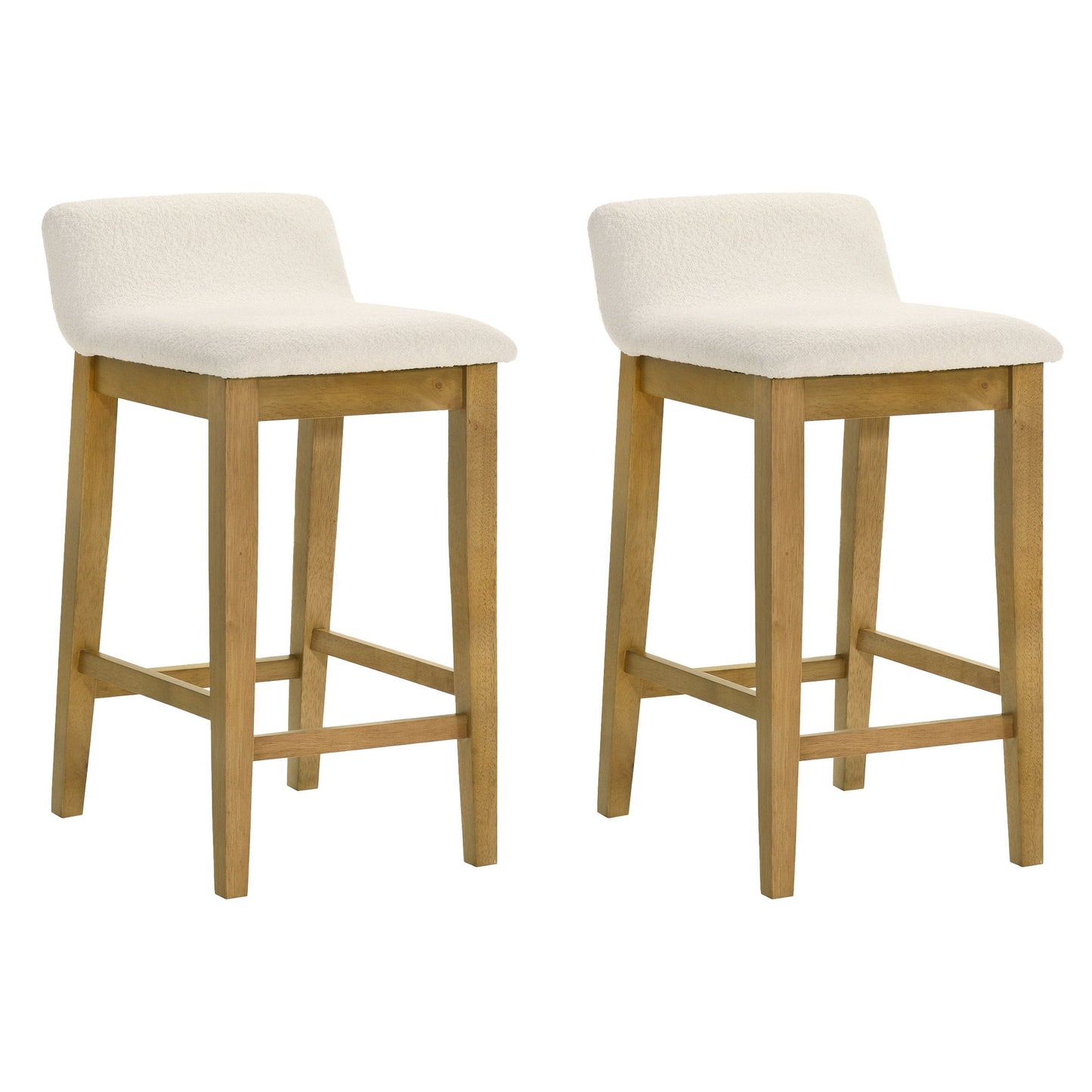 Annikah - Modern Transitional Wood Counter Height Kitchen Bar Stool