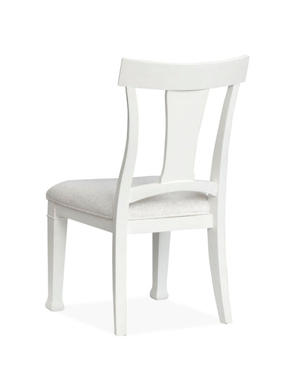 Kingston - Upholstered Side Chair (Set of 2) - Whisper White And Cerused Nutmeg