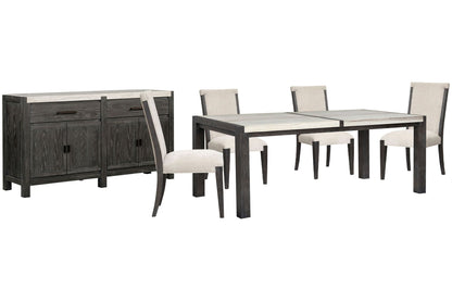 Plum Creek - 6 Piece Rectangular Dining Table Set