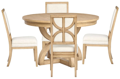 Coventry - Extendable 48" Round Dining Table Set