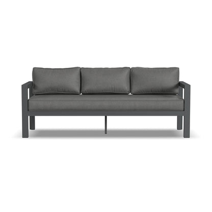 Grayton - Outdoor Aluminum Sofa - Dark Gray