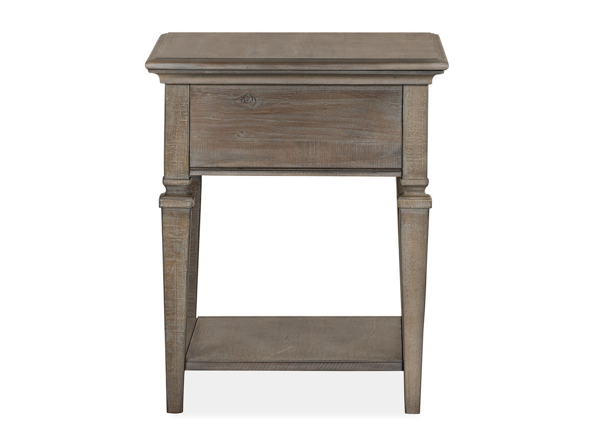 Lancaster - Rectangular End Table - Dove Tail Gray
