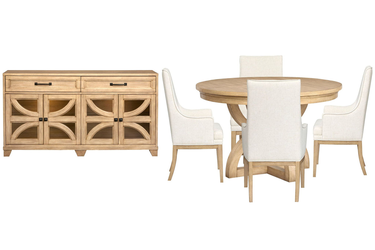 Coventry - Extendable 48" Round Dining Table Set