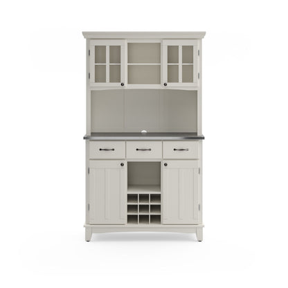 Buffet Of Buffets - Buffet With Hutch Stainless Steel Top