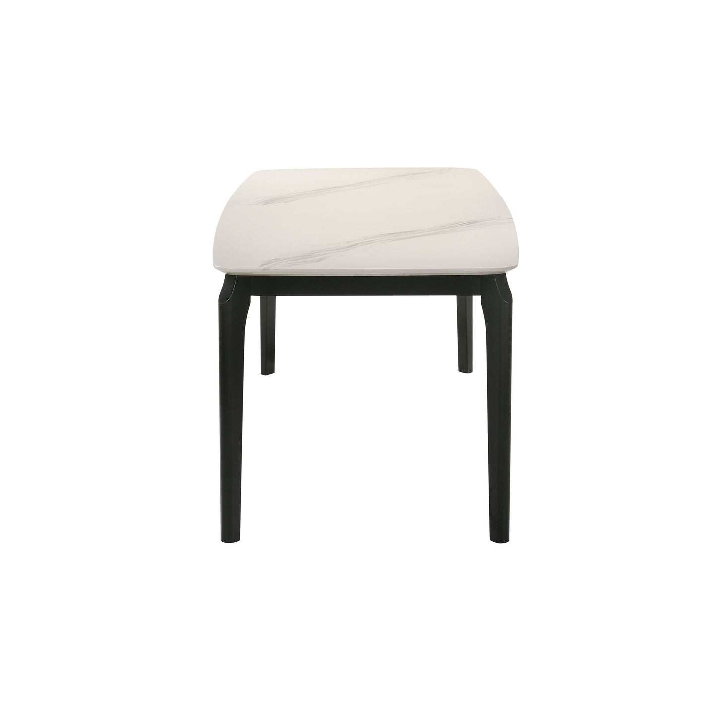 Kimber - Marble Top Dining Table - Black / White