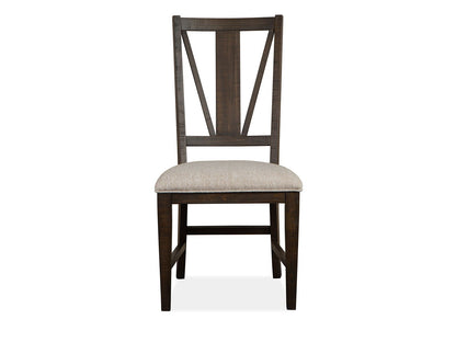 Westley Falls - Dining Side Chair With Upholstered Seat (Set of 2) - Graphite