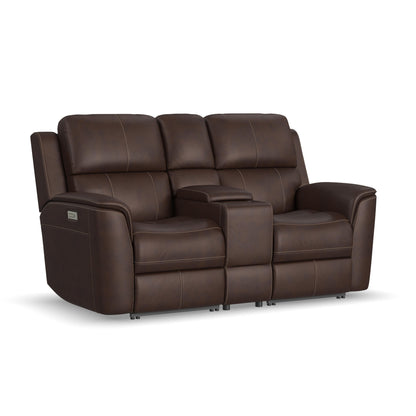 Henry - Power Reclining Loveseat With Console & Power Headrests & Lumbar