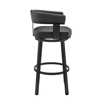 Cohen - Swivel Bar Stool - Black Finish