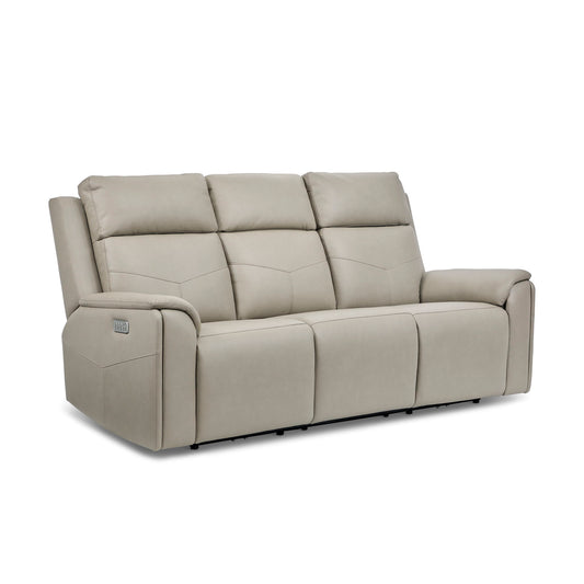 Vernon - Power Reclining Sofa With Console, Power Headrest, Lumbar, Heat & Massage