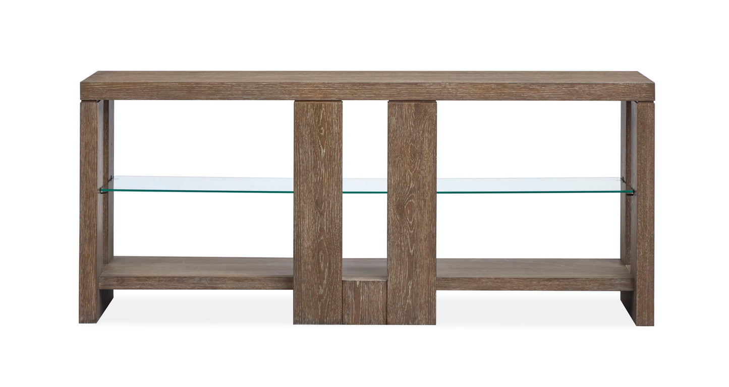 Cypress - Console Sofa Table - Spiced Brown