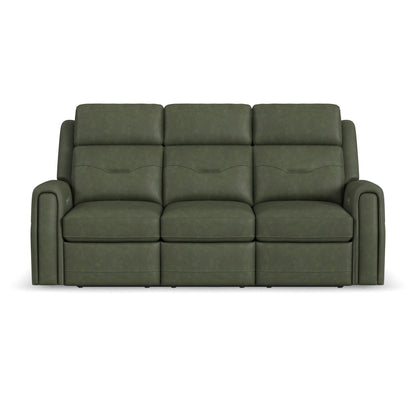 Felix - Power Reclining Sofa With Power Headrest, Lumbar, Heat & Massage