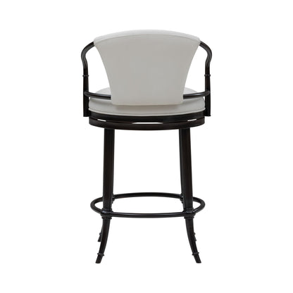 Otis - Upholstered Swivel Counter Height Barstool