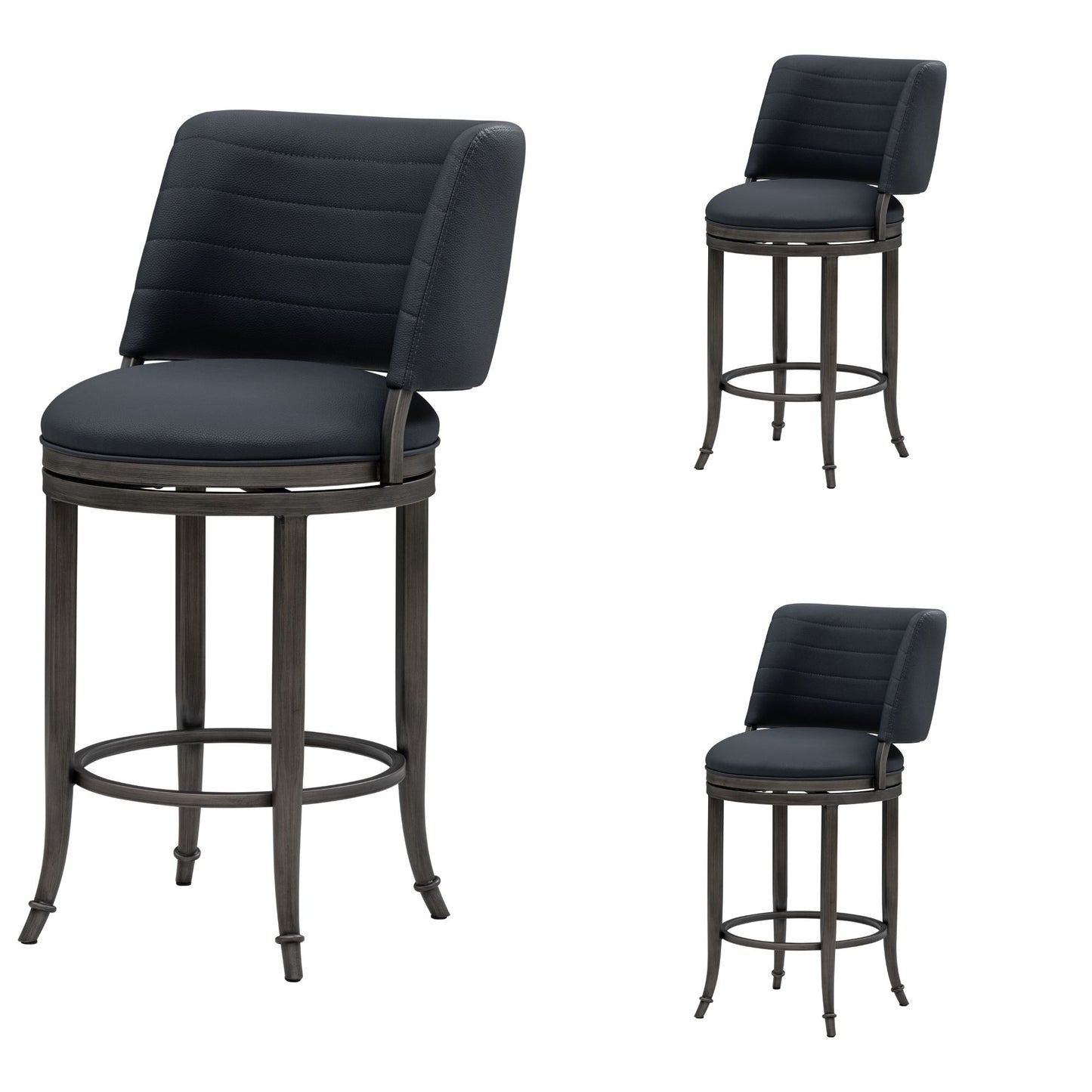 Torres - Upholstered Swivel Counter Height Barstool