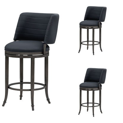 Torres - Upholstered Swivel Counter Height Barstool