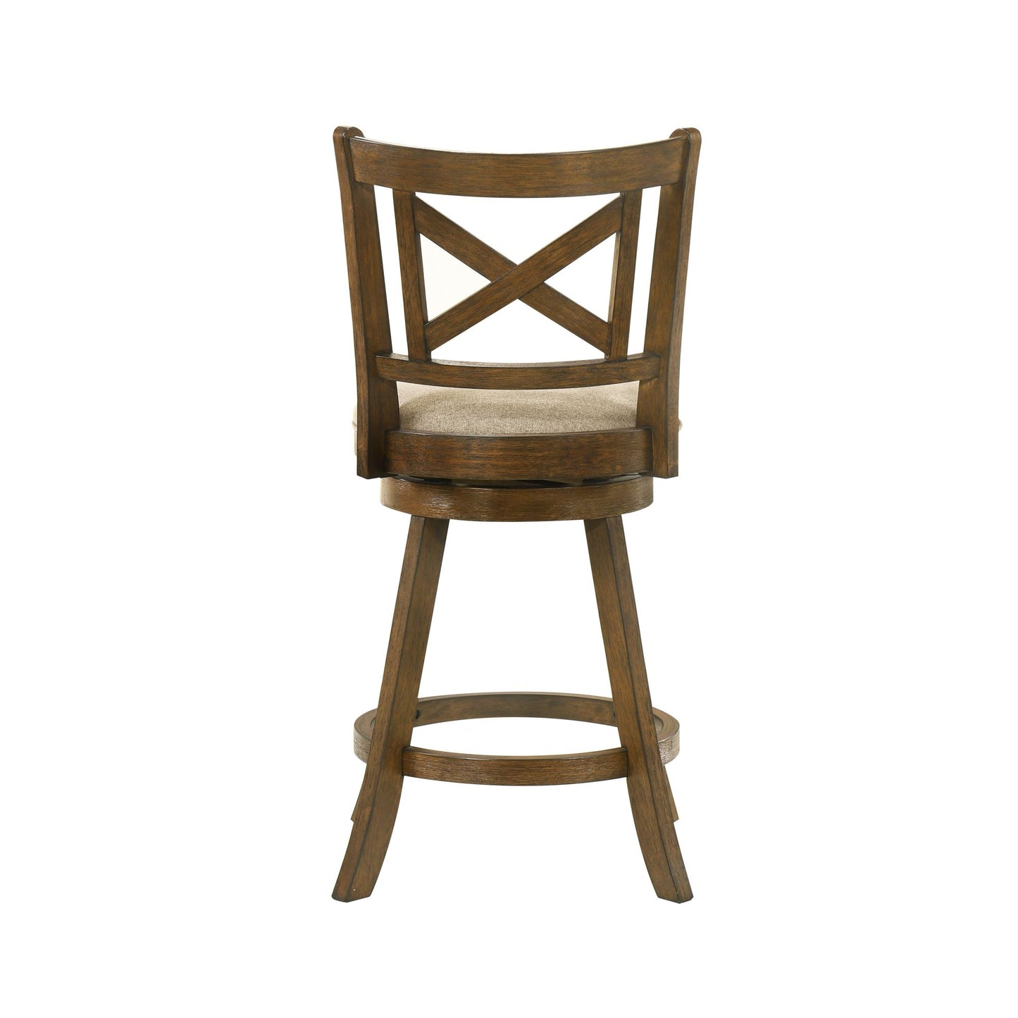 Kodi - Modern Farmhouse Swivel Wood Counter Height Kitchen Bar Stool