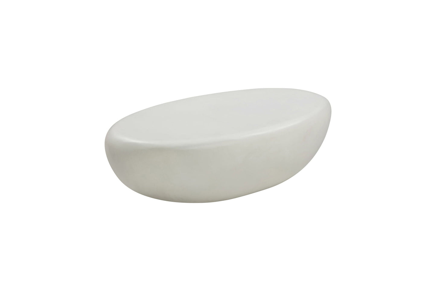 Zenstone - Indoor Outdoor 2-Piece Coffee Table Set - White Concrete Finish