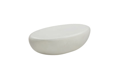 Zenstone - Indoor Outdoor 2-Piece Coffee Table Set - White Concrete Finish