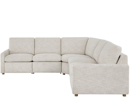 Hyde - 5 Piece Sectional - White