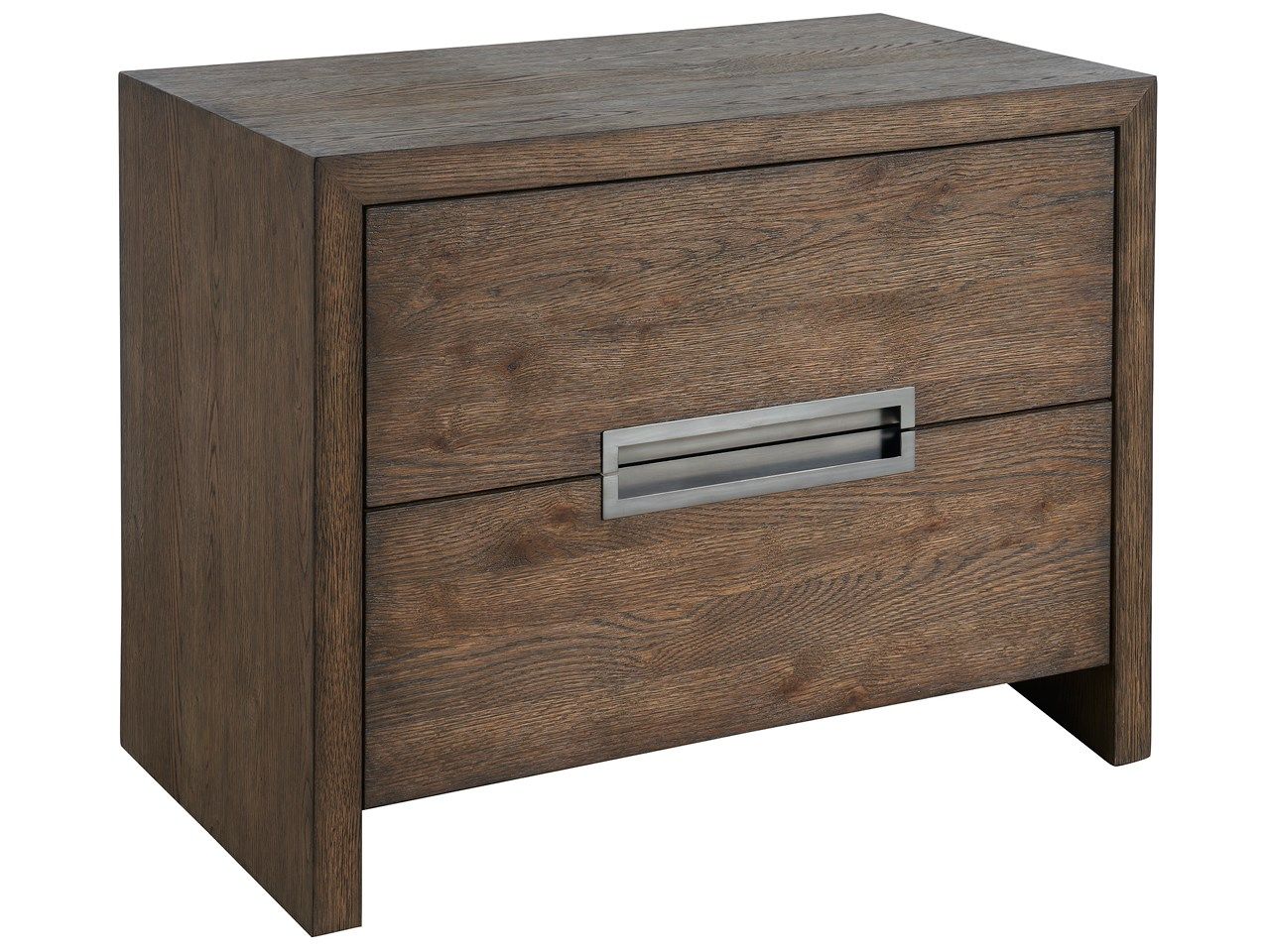 Modern - Atlas Drawer Nightstand - Dark Brown