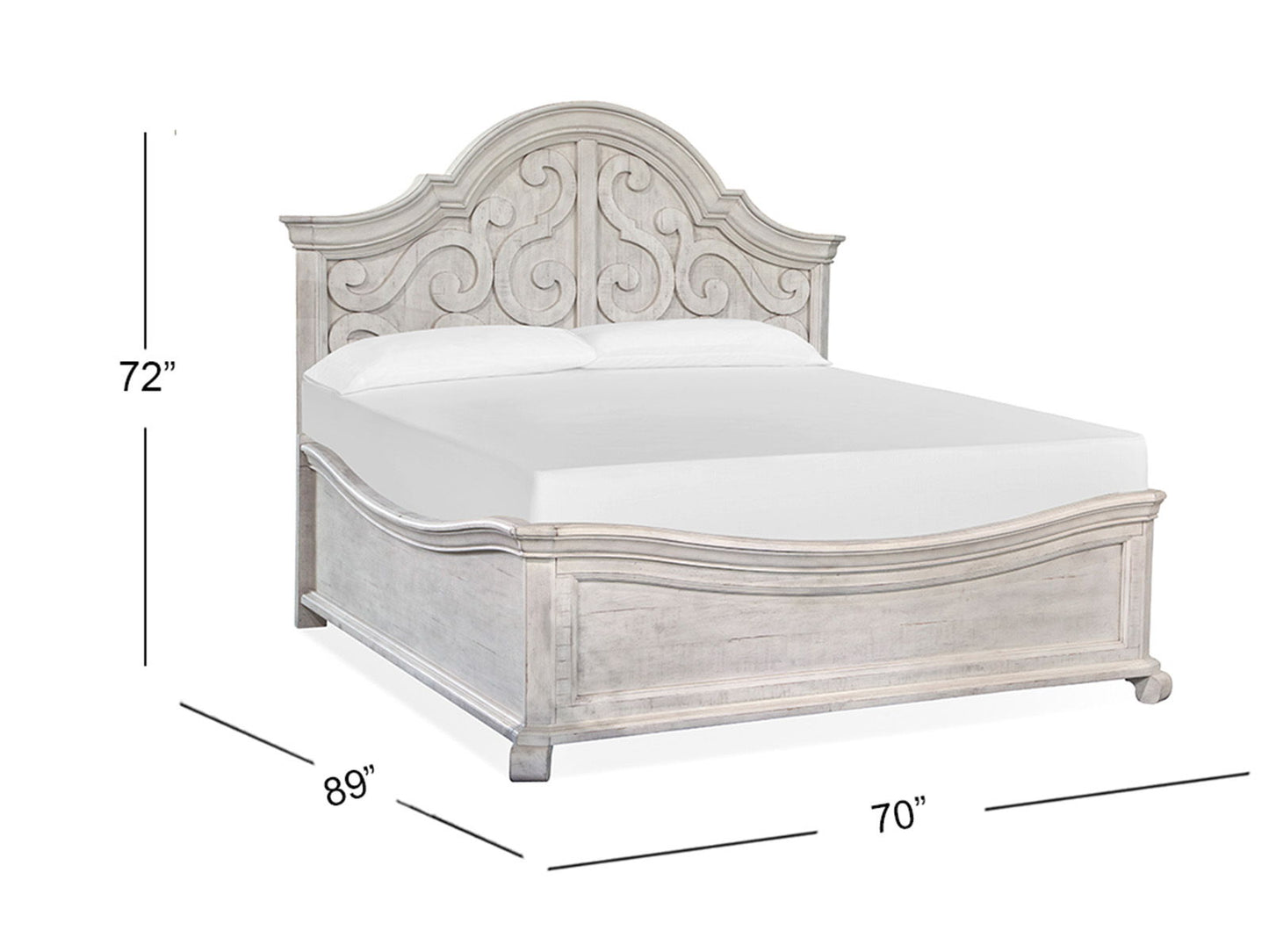 Bronwyn - Shaped Panel Bed