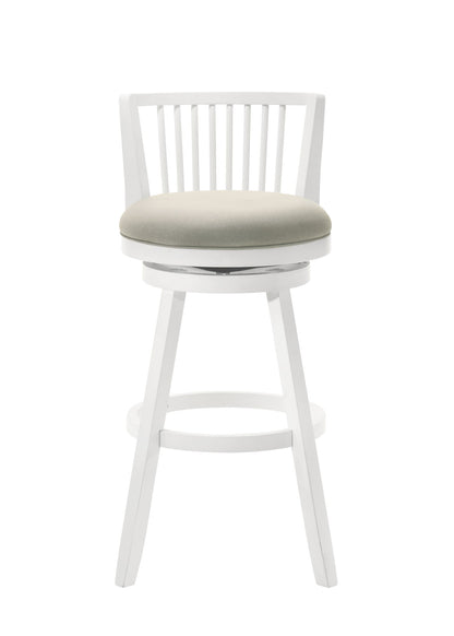 Harper - 30" Amber Glow Bar Height Rubberwood Swivel Barstool