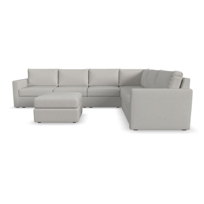 Flex - Sectional with Standard Arm and Ottoman