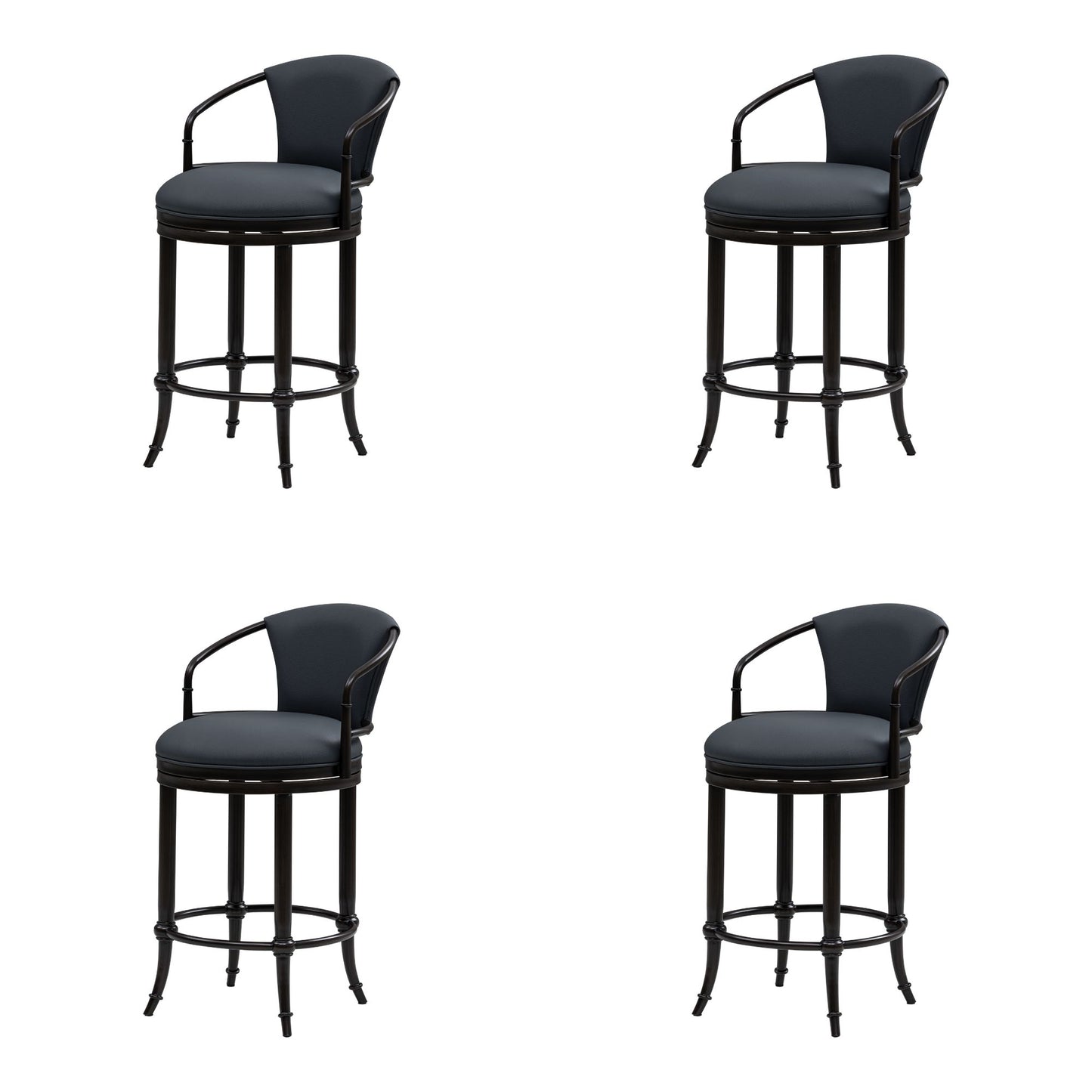 Otis - Upholstered Swivel Counter Height Barstool