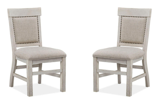 Bronwyn - Dining Side Chair With Upholstered Seat (Set of 2) - Alabaster