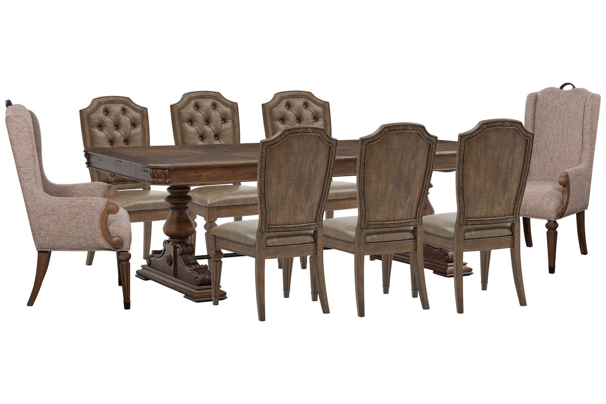 Durango - Extendable Trestle Dining Table Set