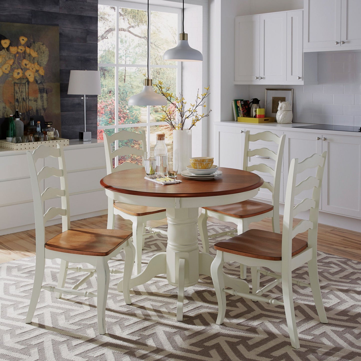 French Countryside - Dining Table - White