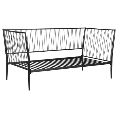 Richland - Metal Twin Daybed Bed Frame - Matte Black