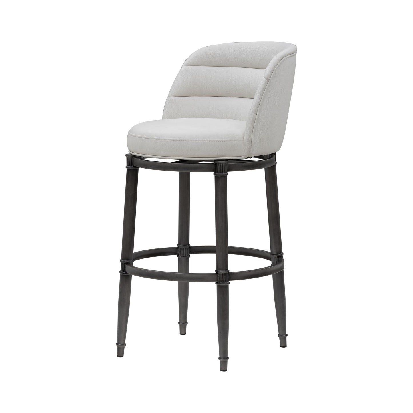 Eunice - Faux Leather Upholstered Swivel Barstool