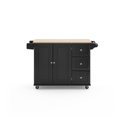Dolly Madison - Kitchen Cart - Rubber Wood Top