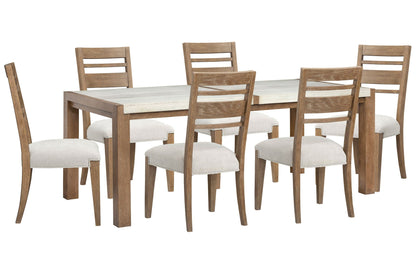 Plum Creek - 7 Piece Rectangular Dining Table Set