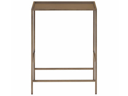 Montclair - Metal Side Table - Light Brown