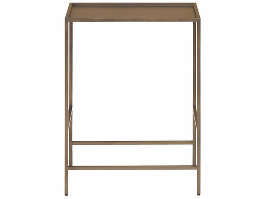 Montclair - Metal Side Table - Light Brown