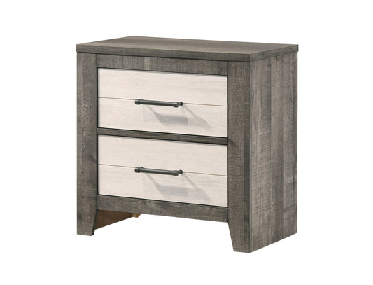 Rhett - Nightstand - Chalk / Gray