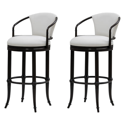 Otis - Upholstered Swivel Bar Height Barstool