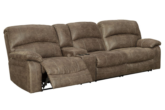 Segburg - 2-Piece Power Reclining Sectional - Driftwood