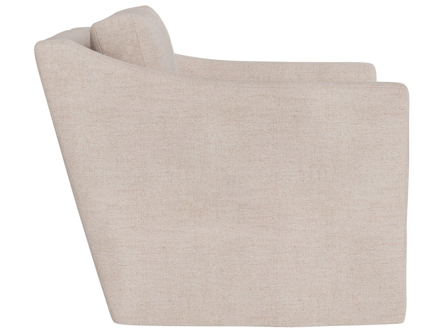 Asher - Slipcover Swivel Chair Outdoor, Special Order - Beige