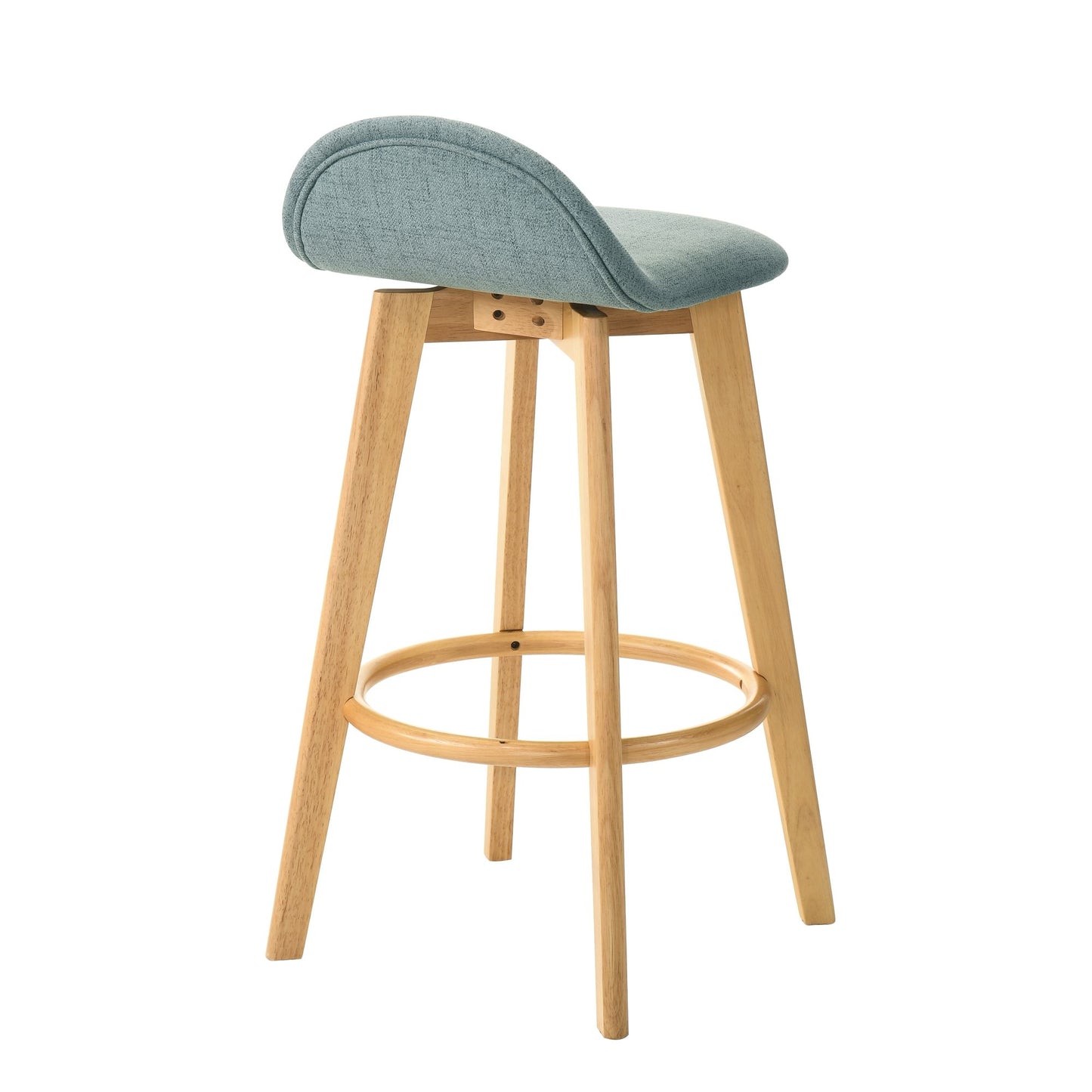 Vera - Upholstered Wood Counter Height Barstool