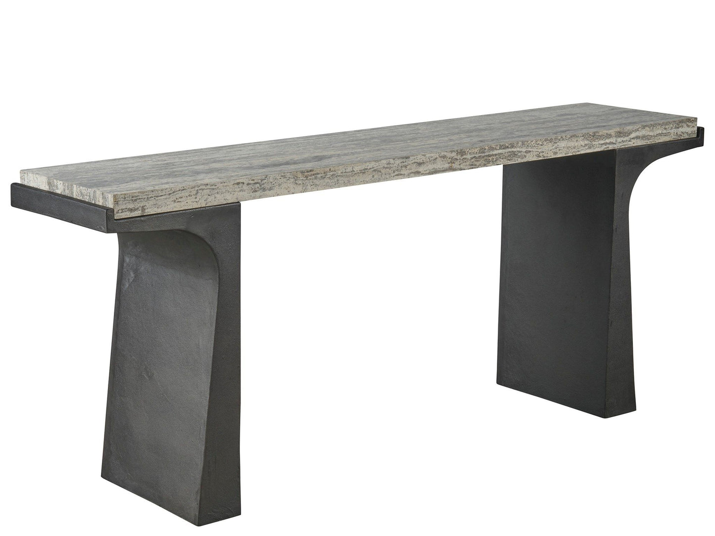 Modern - Quill Console Table - Gray