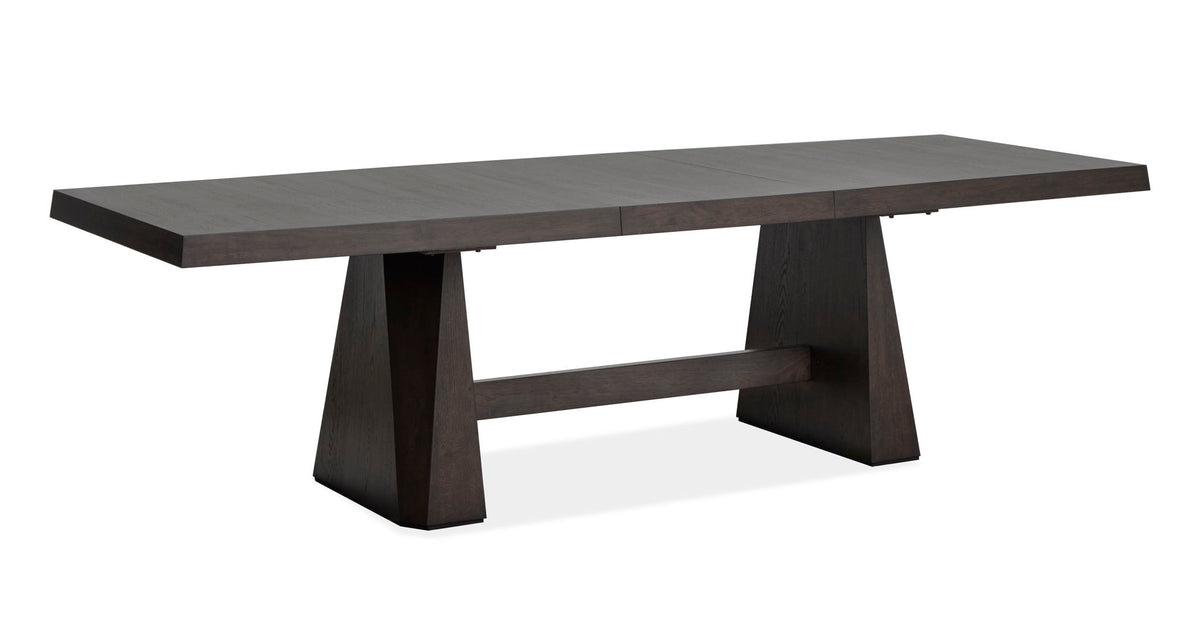Tauren - 9 Piece Extendable Double Pedestal Dining Table Set