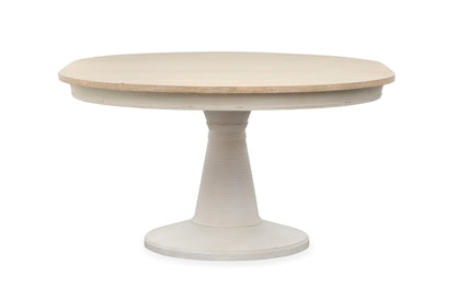 Echo Isles - Extendable 54" Round Dining Table - Sea Pearl And Driftwood