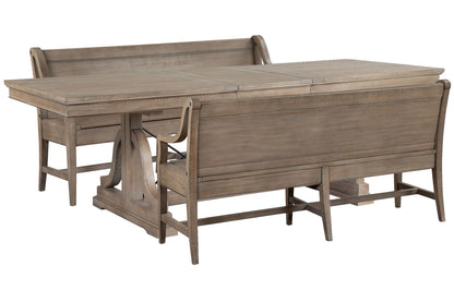 Paxton Place - Extendable Trestle Dining Table Set