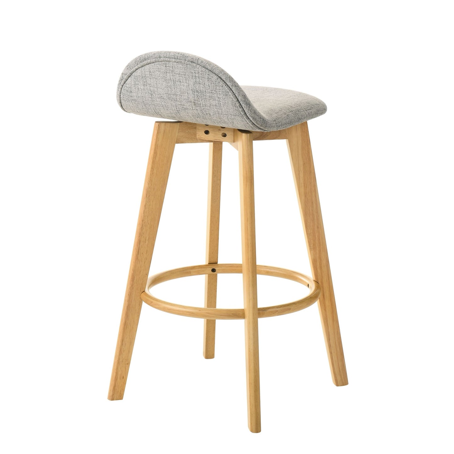 Vera - Upholstered Wood Counter Height Barstool